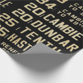 Papier des Bus-Rollen60lb Decoupage Geschenkpapier (Ecke)