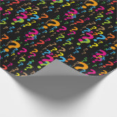 Papier des Fragenden Geschenks Geschenkpapier (Ecke)