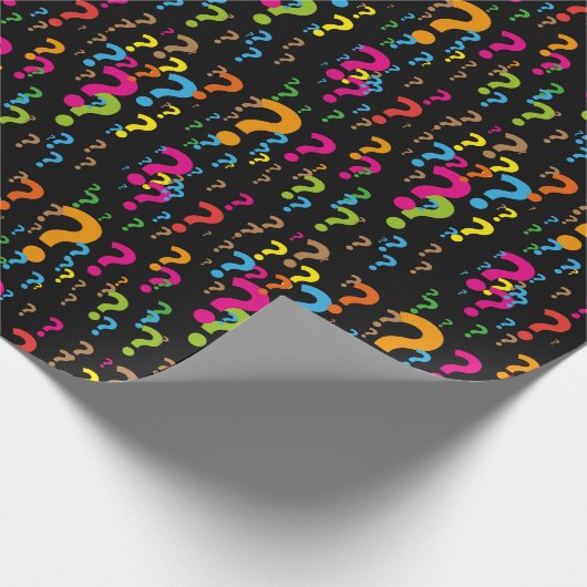 Papier des Fragenden Geschenks Geschenkpapier (Ecke)