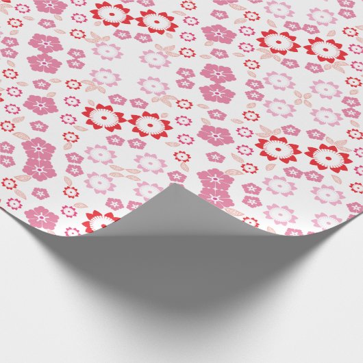 Papier des Geschenks druckt cherry blossom Sakura Geschenkpapier (Ecke)