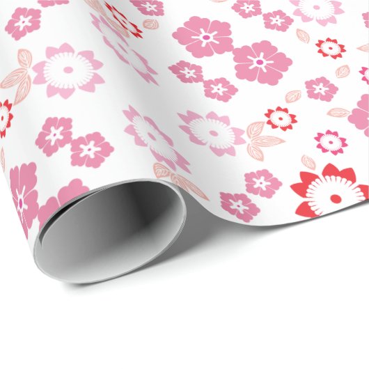 Papier des Geschenks druckt cherry blossom Sakura Geschenkpapier (Rolleneckpunkt)