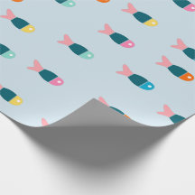 Papier des Geschenks Fische