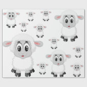 papier des Geschenks mit Schafen Geschenkpapier (Flach)