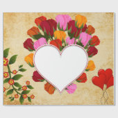 papier des Geschenks Tag von San Valentín Geschenkpapier (Flach)