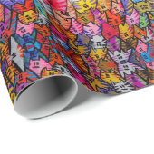 Papier des Geschenks tötet Katzen 05 Geschenkpapier (Rolleneckpunkt)