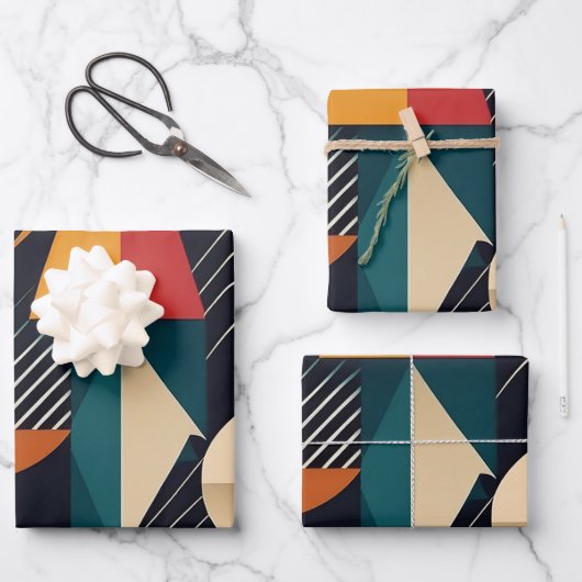 Papier-Design Geschenkpapier Set (Vorderseite)