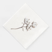 Papier-Dinner Napkins mit Cotton Design Serviette (Ecke)