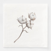 Papier-Dinner Napkins mit Cotton Design Serviette (Vorderseite)