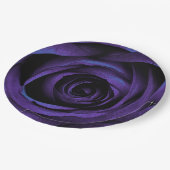 Papier Dinner Plate HAMbWG Rose Lila Pappteller (Schrägansicht)