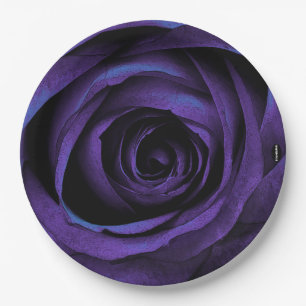 Papier Dinner Plate HAMbWG Rose Lila Pappteller
