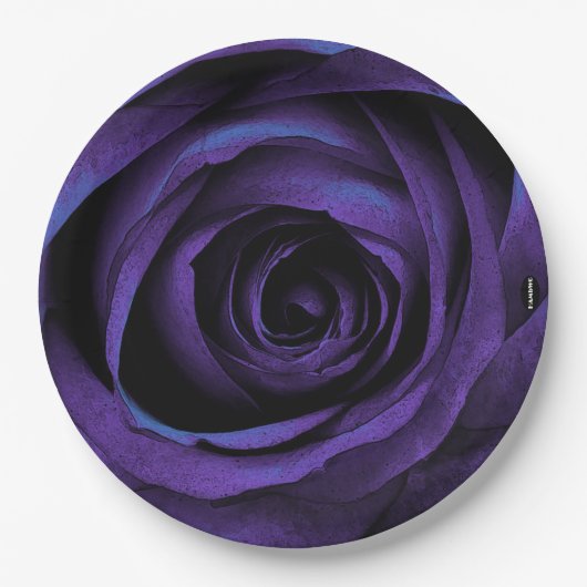 Papier Dinner Plate HAMbWG Rose Lila Pappteller (Vorderseite)