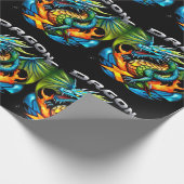 Papier-Drache Flieg Geschenkverpackung Geschenkpapier (Ecke)