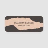 Papier-Drehwinkel Namensschild (Vorderseite)