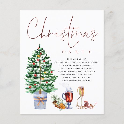 PAPIER | Drinks Tree Script Weihnachten Party Einl (Vorne)