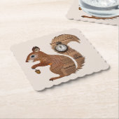 Papier Eichhörnchen Untersetzer (angewinkelt)