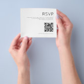 PAPIER | Einfaches QR-Code Hochzeitsrampen (Gruppe)