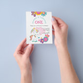 PAPIER | Einhorn Virtual 1. Geburtstagseinladung (Gruppe)