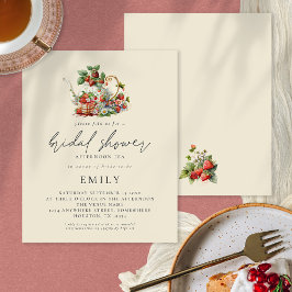 PAPIER | Erdbeeren Nachmittagstee Brautparty