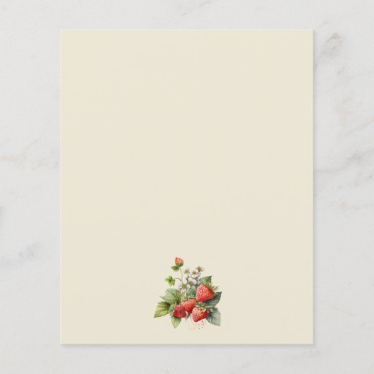 PAPIER | Erdbeeren Nachmittagstee Brautparty (Hinten)