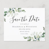 PAPIER Eukalyptus Wedding Save the Date (Vorne)