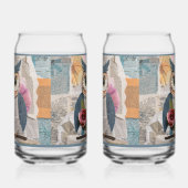 Papier Eule Soda Glas (Links)