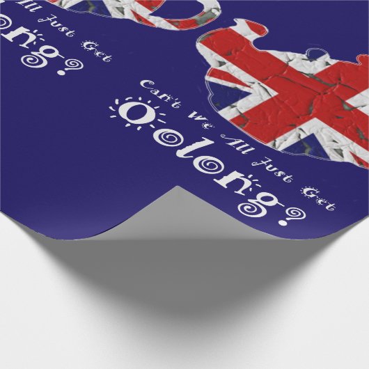 Papier faul zu machen, kann uns nicht alle einfach geschenkpapier (Ecke)