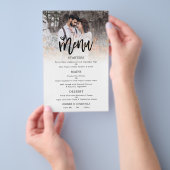 PAPIER | Foto Künstlerisches Skriptmenü für Hochze (Handgriff)