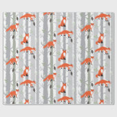 Papier Fox Wrappin Geschenkpapier (Flach)