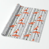 Papier Fox Wrappin Geschenkpapier (Ungerollt)
