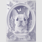 Papier Französische Bulldogge (Vorderseite)