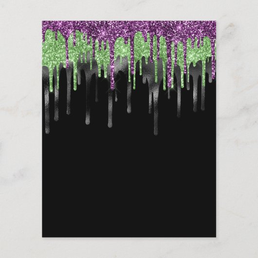 PAPIER | Fright Night Glitzer Tropfen Halloween-Pa (Hinten)