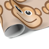 Papier für Affen Geschenkpapier (Rolleneckpunkt)