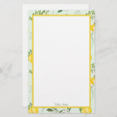 Papier für benutzerdefinierte Blume und Lemon (Vorne/Hinten)