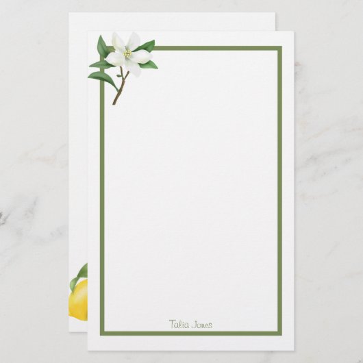 Papier für benutzerdefinierte Schreibgeräte (Vorne/Hinten)