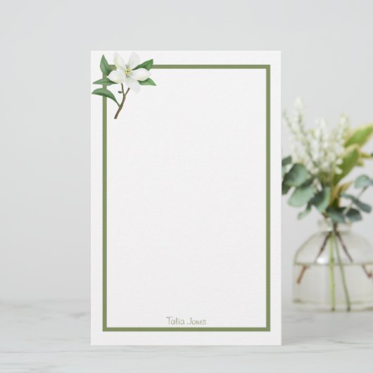 Papier für benutzerdefinierte Schreibgeräte (Stehend Vorderseite)