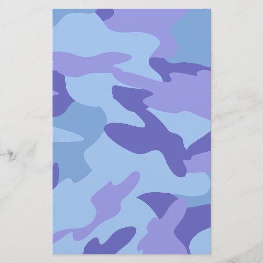 Papier für blaue Camouflage (Vorderseite)
