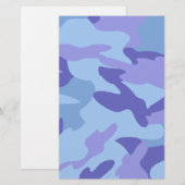 Papier für blaue Camouflage (Vorne/Hinten)