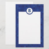 Papier für blaue Mosaike (Vorne/Hinten)