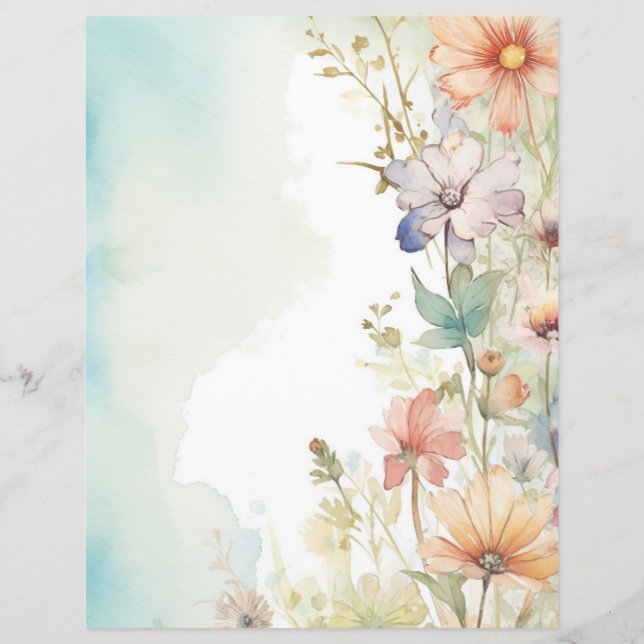 Papier für Blumenschrotpfe (Vorderseite)
