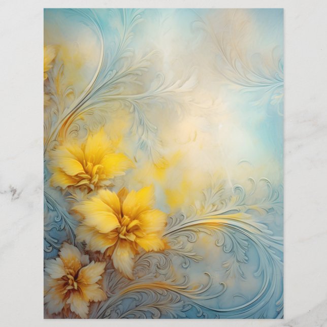 Papier für Blumenschrotpfe (Vorderseite)