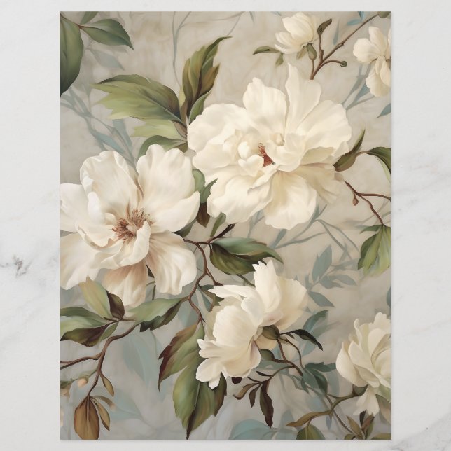 Papier für Blumenschrotpfe (Vorderseite)