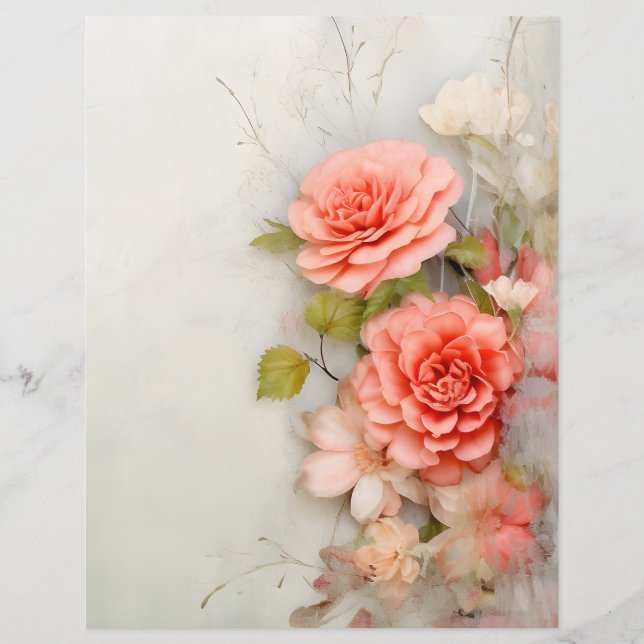 Papier für Blumenschrotpfe (Vorderseite)