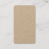 Papier für das Coffee-Business-Logo Visitenkarte (Rückseite)