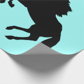 Papier für das Einpacken von Pferden, für Text und Geschenkpapier (Ecke)