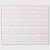 Papier für das Muster der roten Keramik Geschenkpapier (Flach)