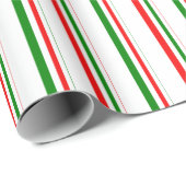 Papier für das Muster grün, weiß, rot Geschenkpapier (Rolleneckpunkt)
