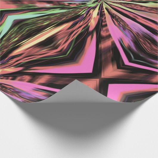 Papier für das Muster in Funky Stretch Geschenkpapier (Ecke)