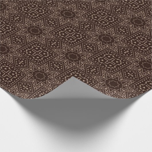 Papier für das Muster "Mud Cloud Star" Geschenkpapier (Ecke)