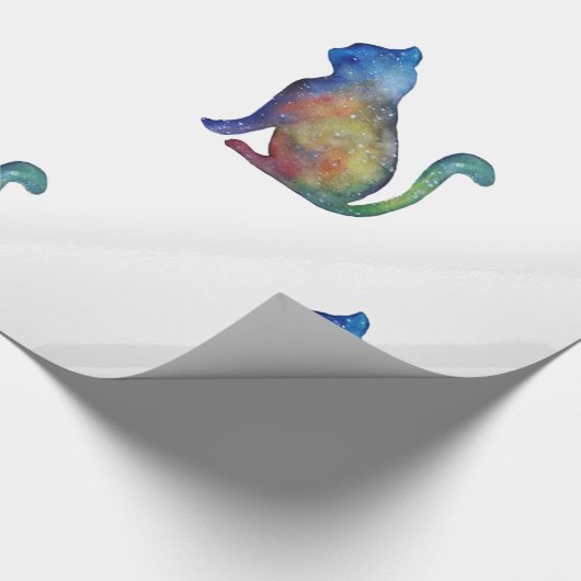 Papier für das Sternkatzenglühen, 30 in x 2 ft Geschenkpapier (Ecke)