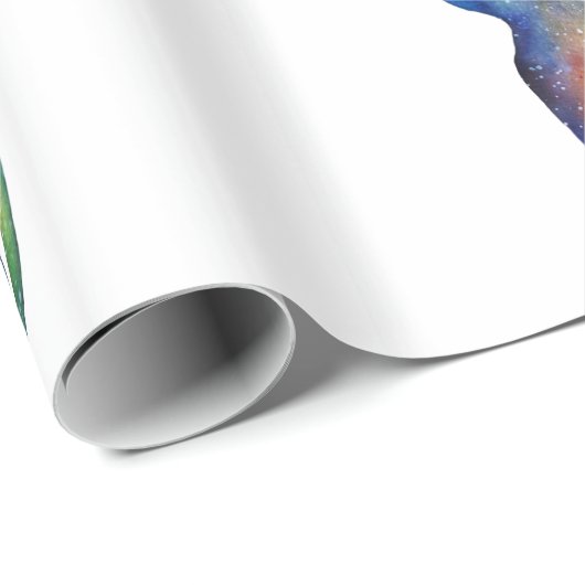 Papier für das Sternkatzenglühen, 30 in x 2 ft Geschenkpapier (Rolleneckpunkt)